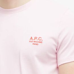 A.P.C.: Розовая футболка  Raymond