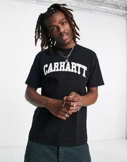 Carhartt WIP: Чёрная футболка 