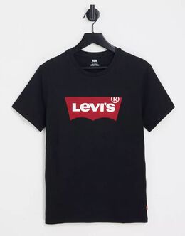 Levi's: Чёрная футболка 