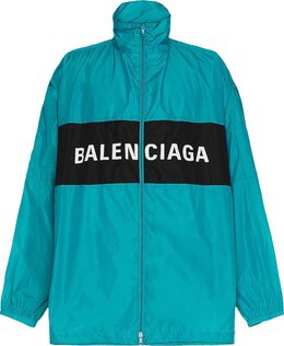 Balenciaga: Синяя куртка 