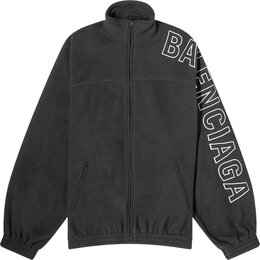 Balenciaga: Чёрная куртка 