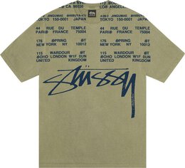 Stussy: Зелёная футболка 