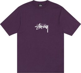 Stussy: Фиолетовая футболка 