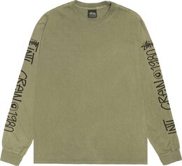 Stussy: Зелёный свитшот 