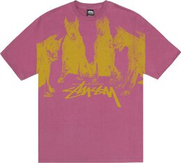 Stussy: Розовая футболка 