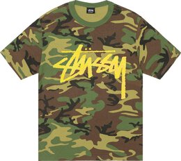 Stussy: Жёлтая футболка 