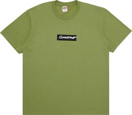 Supreme: Зелёная футболка  Box Logo