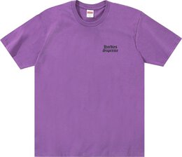 Supreme: Фиолетовая футболка 