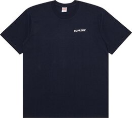 Supreme: Синяя футболка 