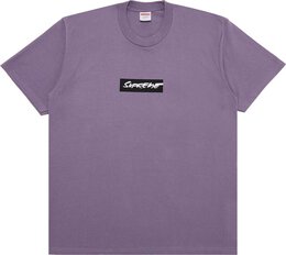 Supreme: Фиолетовая футболка  Box Logo