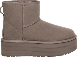 UGG: Серые кроссовки  Classic Mini