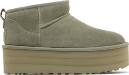 UGG: Зелёные кроссовки  Ultra Mini