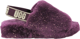 UGG: Фиолетовые кроссовки  Fluff Yeah Slide