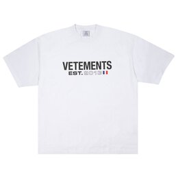 Vetements: Белая футболка 