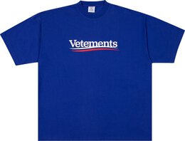 Vetements: Голубая футболка 