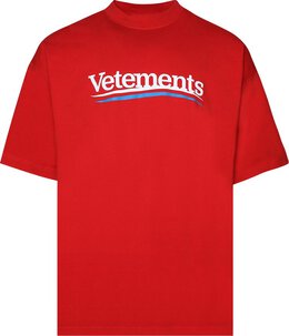 Vetements: Красная футболка 