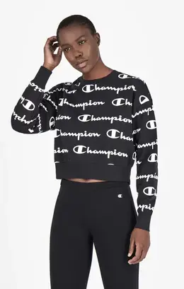 Champion: Чёрный свитшот 