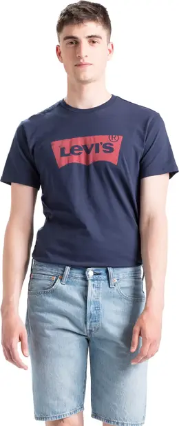 Levi's: Синяя футболка 