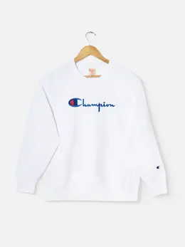 Champion: Белый свитшот 