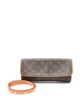 Louis Vuitton Pre-Owned: Коричневый клатч 