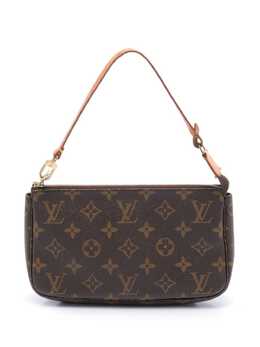 Louis Vuitton Pre-Owned: Коричневый клатч