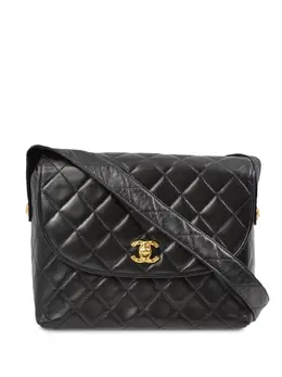 CHANEL Pre-Owned: Чёрная сумка