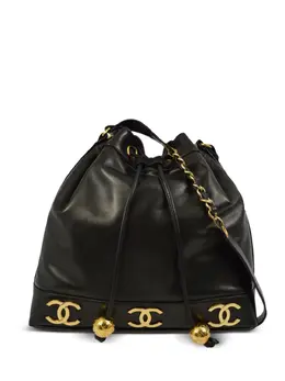 CHANEL Pre-Owned: Чёрная сумка 