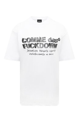 Comme des Fuckdown: Хлопковая футболка 