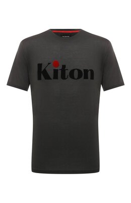 Kiton: Хлопковая футболка 