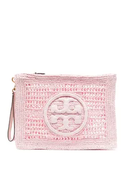 Tory Burch: Светлый клатч Ella