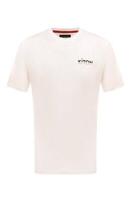 Kiton: Хлопковая футболка 