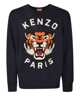 Kenzo: Голубой свитшот 