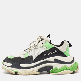 Balenciaga: Многоцветные кроссовки  Triple S