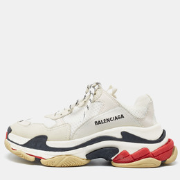 Balenciaga: Многоцветные кроссовки  Triple S