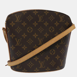 Louis Vuitton: Коричневая сумка 