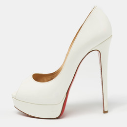 Christian Louboutin: Белые туфли 