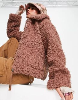 UGG: Коричневая куртка Maeve