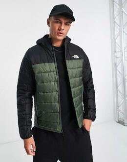 The North Face: Чёрный пуховик Synthetic