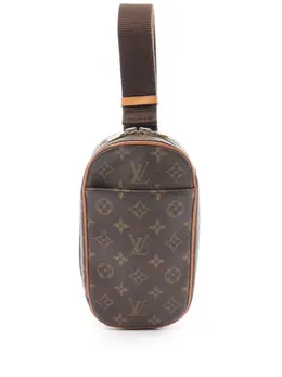 Louis Vuitton Pre-Owned: Коричневая сумка через плечо