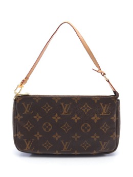 Louis Vuitton Pre-Owned: Коричневый клатч 