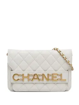 CHANEL Pre-Owned: Белый кошелёк 