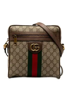 Gucci Pre-Owned: Коричневая сумка через плечо 