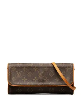 Louis Vuitton Pre-Owned: Коричневая сумка через плечо 