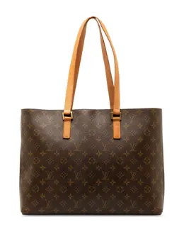 Louis Vuitton Pre-Owned: Коричневая сумка-шоппер