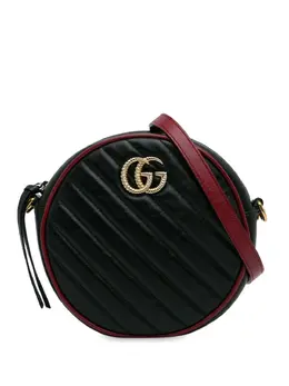 Gucci Pre-Owned: Чёрная сумка через плечо 