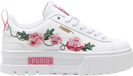 PUMA: Белые кроссовки  Mayze