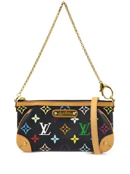 Louis Vuitton Pre-Owned: Чёрный клатч 