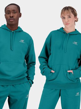 New Balance: Зелёная толстовка 