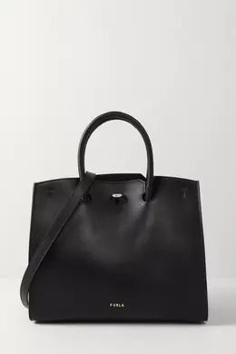 Furla: Чёрная сумка 