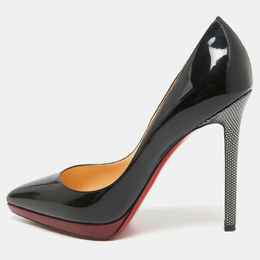 Christian Louboutin: Чёрные туфли  Pigalle